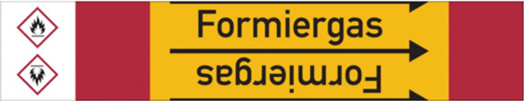 Dreifke Rohrleitungsband, Formiergas, Rolle = 33 m | Folie selbstklebend | 3...