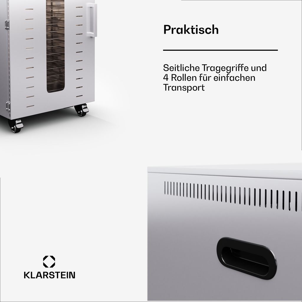 Klarstein Dörrautomat Edelstahl – 2.000-W-Dörrgerät, 20 Produktbild 5