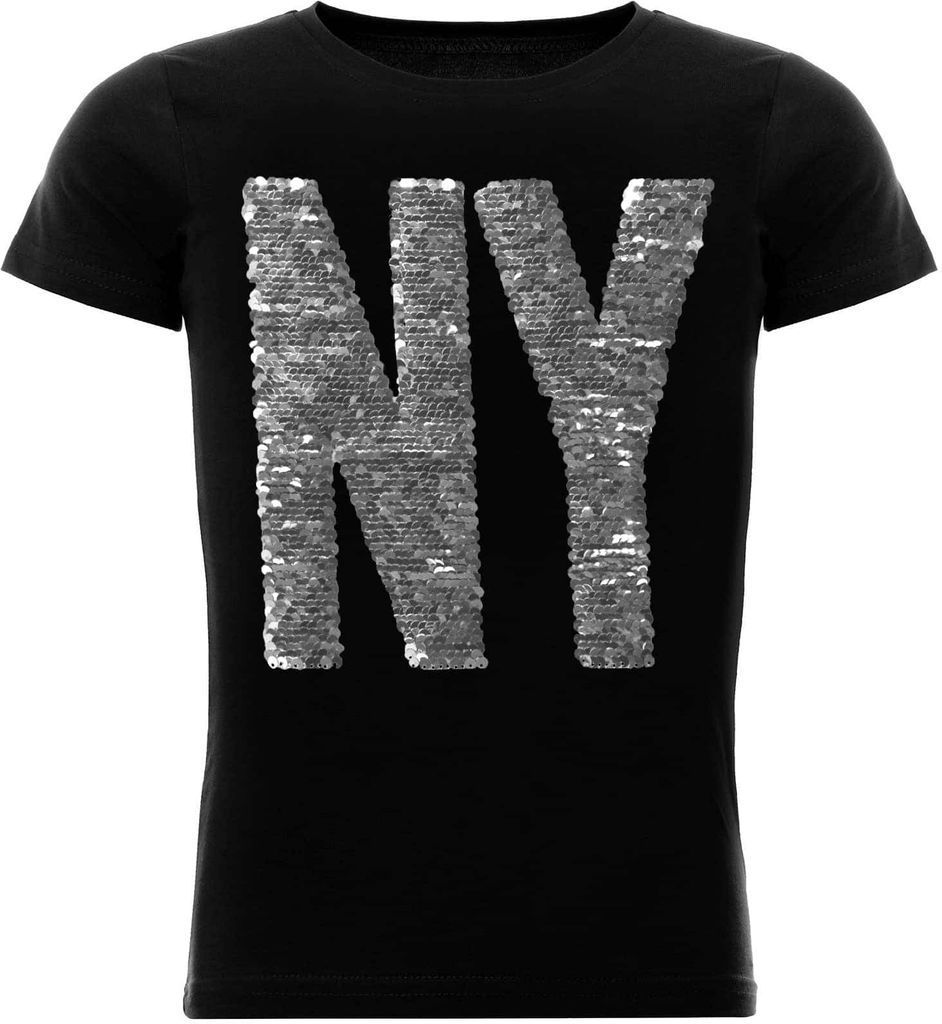 BEZLIT Jungen Wende Pailletten T-Shirt mit tollen Motiv Schwarz 104