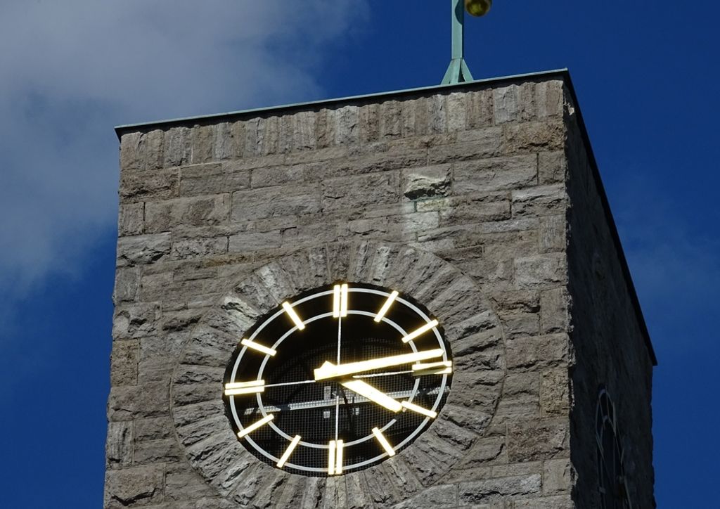 hansepuzzle 65979 - Turmuhr Puzzle, 260 Teile, Religion, 41,0 x 28,0cm mit hochwertiger Aufbewahrung, Kartonbox und wiederverschließbarem Beutel