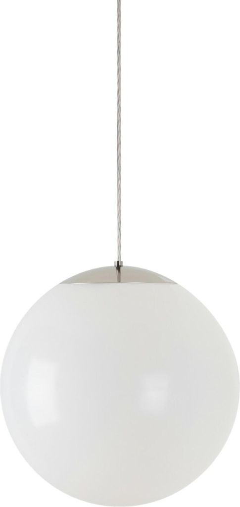 OSMONT ISI64342 ISIS S3 PM HP Hängeleuchte aus Kunststoff, Edelstahl poliert / weiß, Schutzart IP40, 3000 K, 52 W LED, DALI