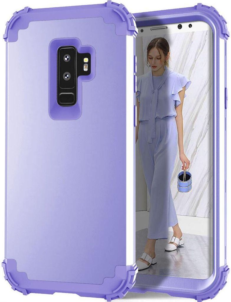 Galaxy S9 Plus Hülle, LaimTop Heavy Duty 3 in 1 Hybrid Hart Produktbild 