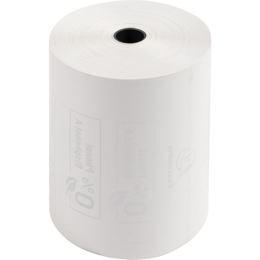Exacompta 30x 1-lagige Thermorolle für Waagen 48g 80x60 mm L: 44 mm Weiß 43824E