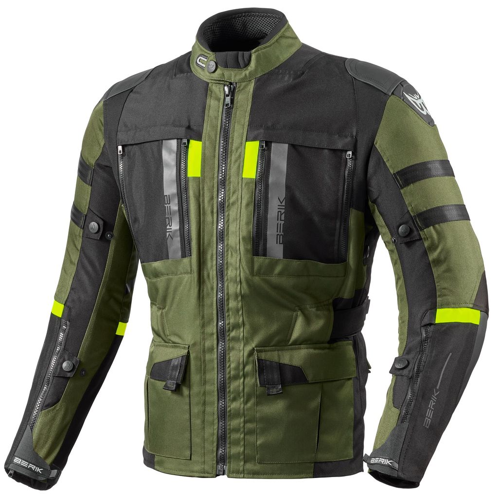 Giacca da moto in tessuto impermeabile Berik Absolute Zero Immagine del prodotto 