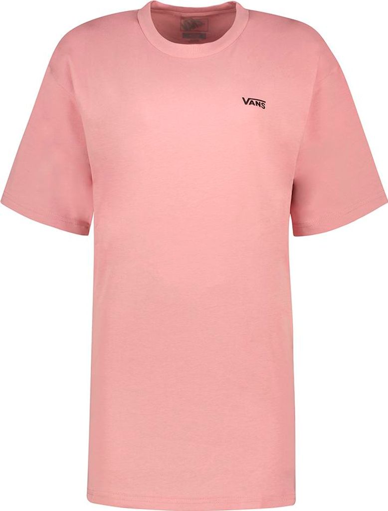 Vans Left Chest Logo Em Kurzarm-t-shirt Rosa XL Frau Rosa XL