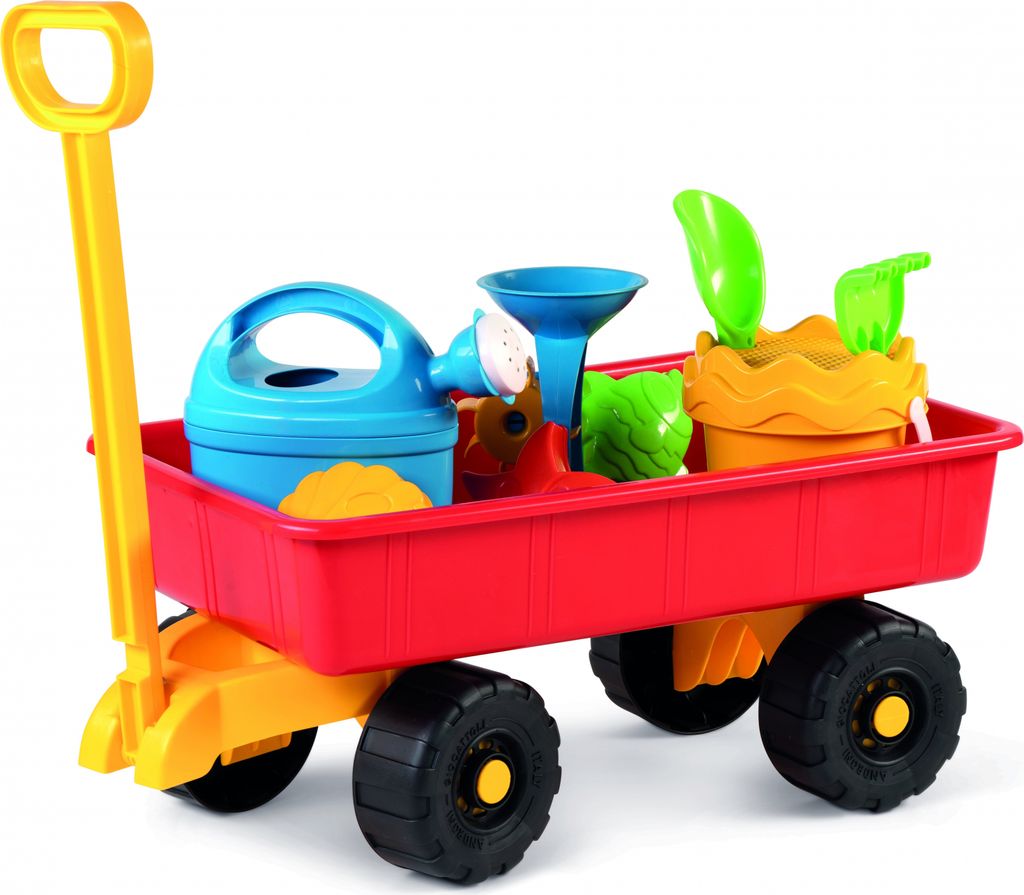 Großer Wagen mit Werkzeugen für Wasser und Sand, Sprinkler Produktbild 