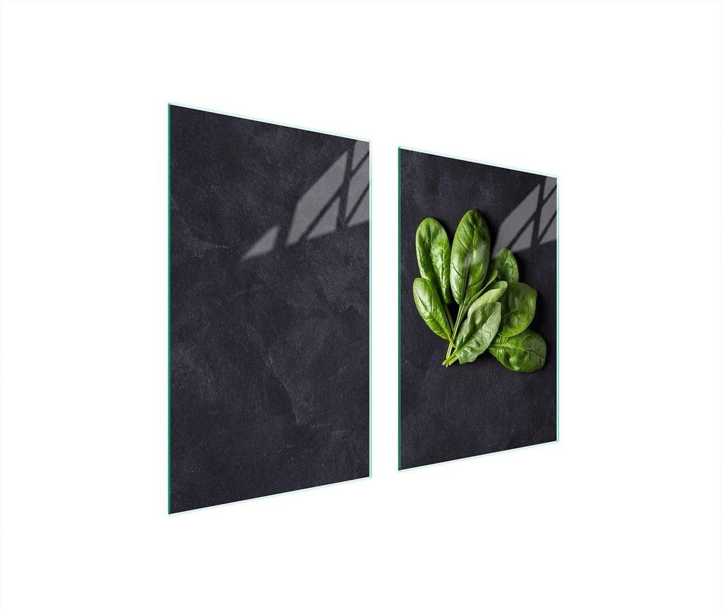 Glasschutzplatte Für Küche 65X52 Basil