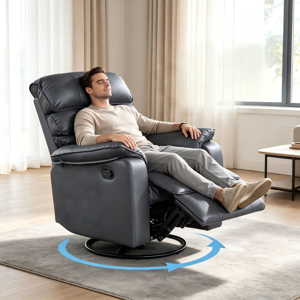 Happy Home TV-Sessel mit Relaxfunktion 360° drehbarer & Produktbild 