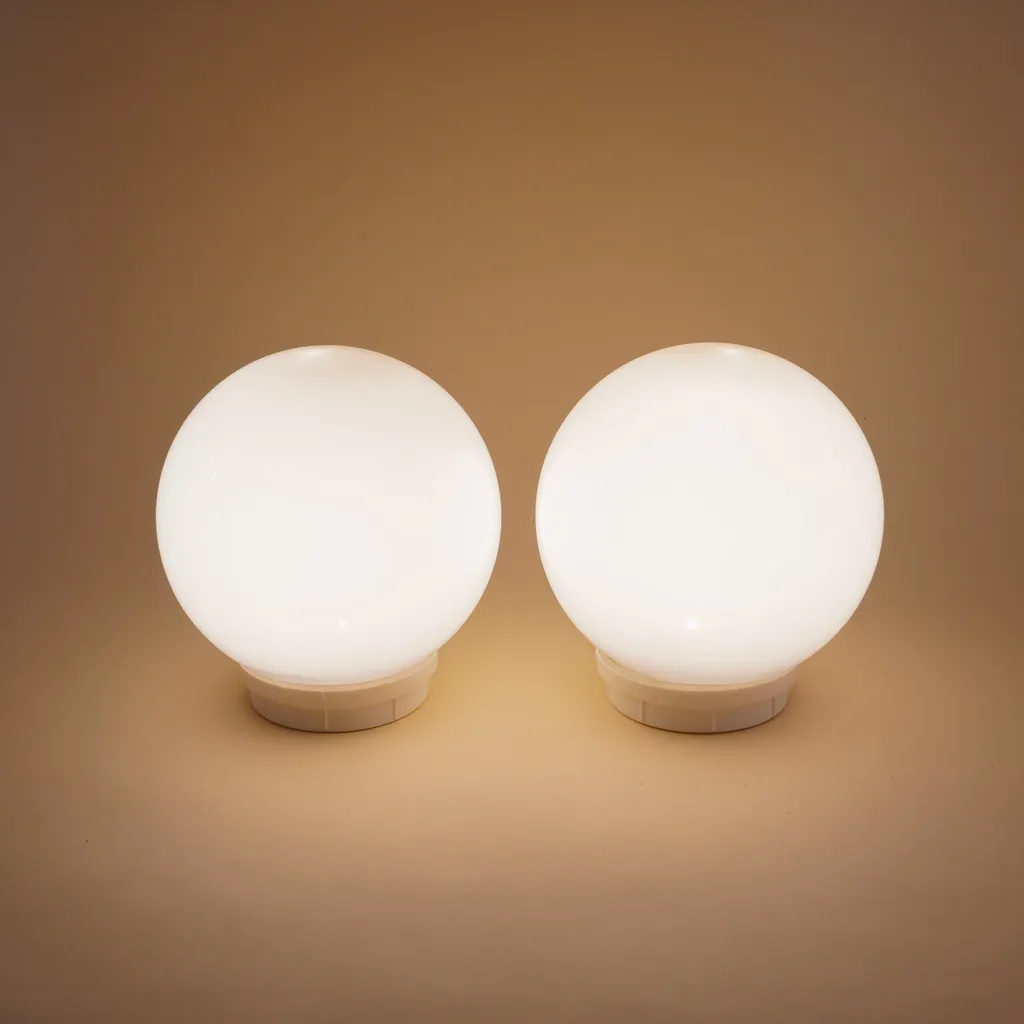 Boules Lumineuses Solaires RGB 20cm Télécommandées Résistant aux Intempéries