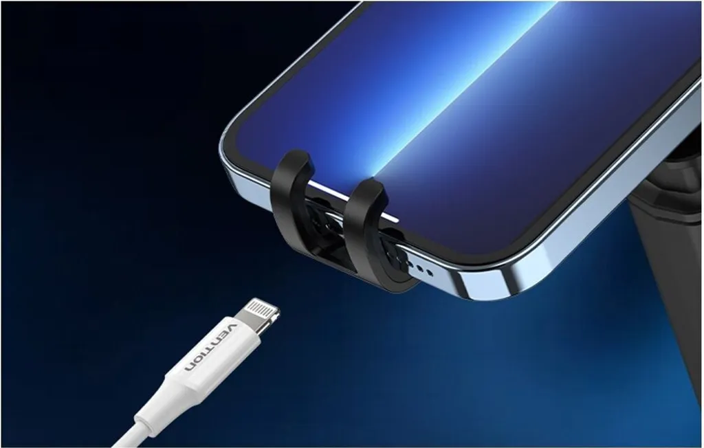 Supporto Smartphone Auto Vention KCOB0 - Ventosa Automatica Nera - 12