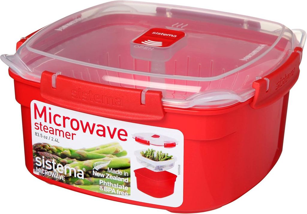 Sistema Microwave Dampfgarer mit herausnehmbarem Gareinsatz Produktbild 
