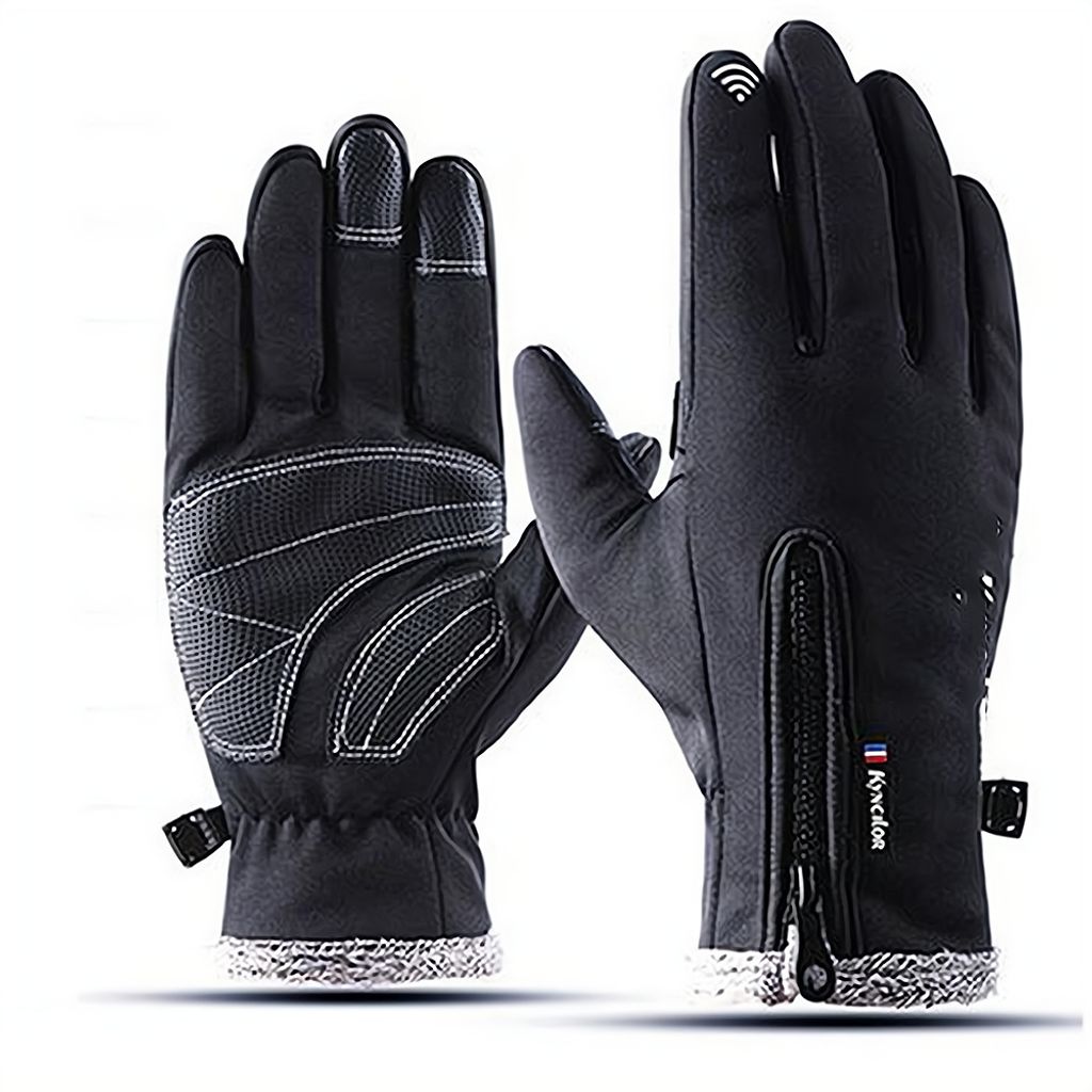 Herren Touchscreen Handschuhe Damen Anti-Rutsch Outdoor Sport Fleece Handschuhe 