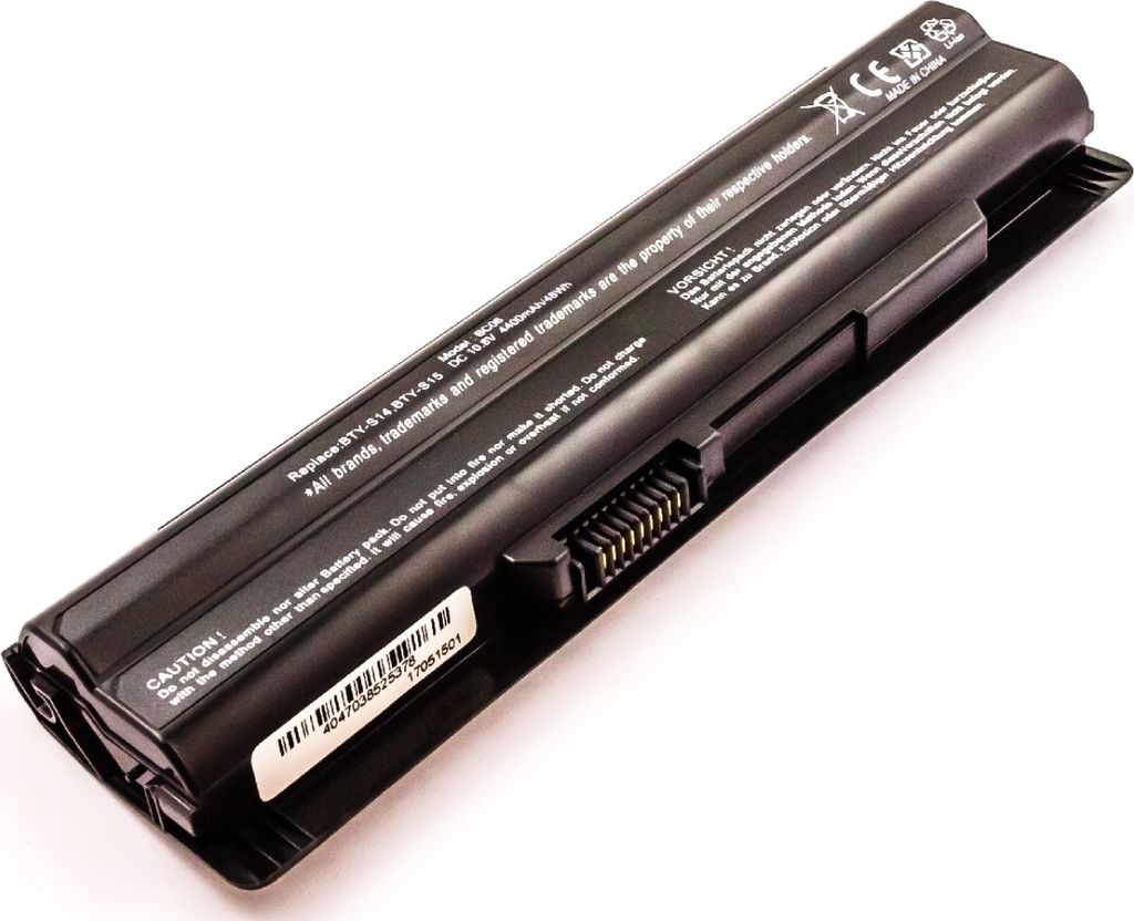 Akku für Maxdata M-Book 7500 Li-Ion 11,1 Volt 4400 mAh.