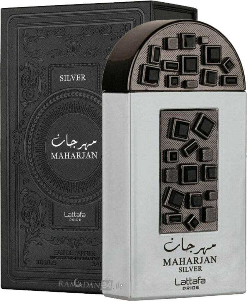 Lattafa Pride Maharjan Silver eau de parfum pour homme 100 Image du produit 