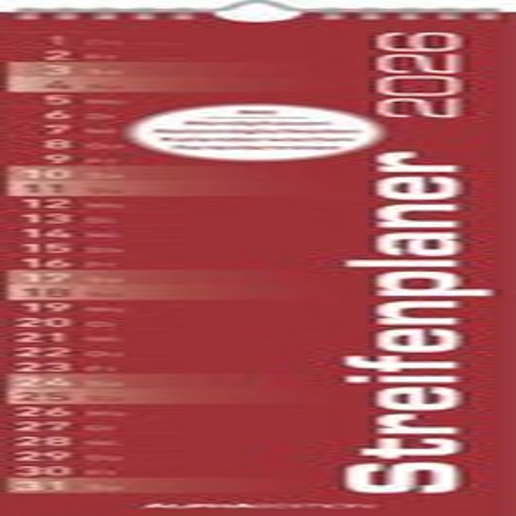Alpha Edition - Streifenplaner Rot Kalender 2026 - 11,3x49,5 cm -Wandplaner für Haushalt, Büro & Familie - Praktischer Küchenkalender in kräfti...