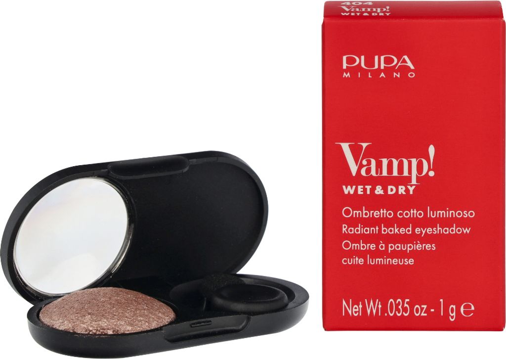 Pupa Vamp! Wet & Dry Eyeshadow #404 Cold Taupe 1 g Produktbild 