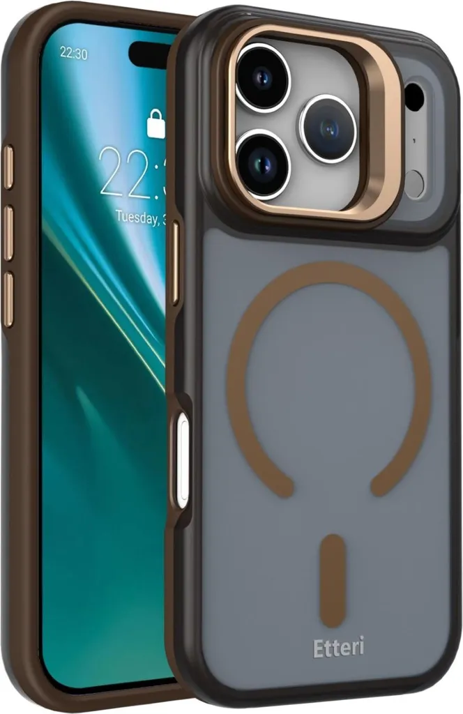 Vivi la tua avventura con la Custodia Etteri iPhone 17 Pro Marrone