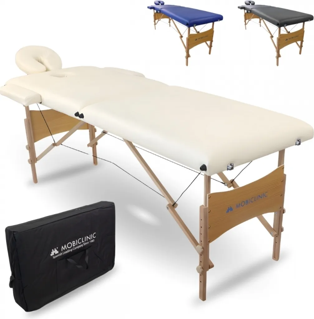 Lettino Massaggio Pieghevole Mobiclinic CM-01 Light Crema | Professionale