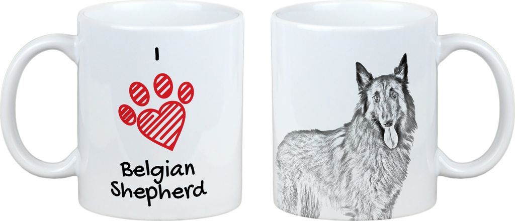 Belgischer Schäferhund I - Tasse mit Hund, entzückende Tasse mit Grafik, Geschenk mit Ihrem Foto von der Marke Art-Dog