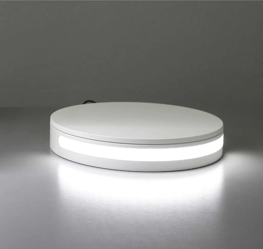 Foldio 360 Plateau Photo avec Éclairage Halo Edge pour Fond Blanc Pur