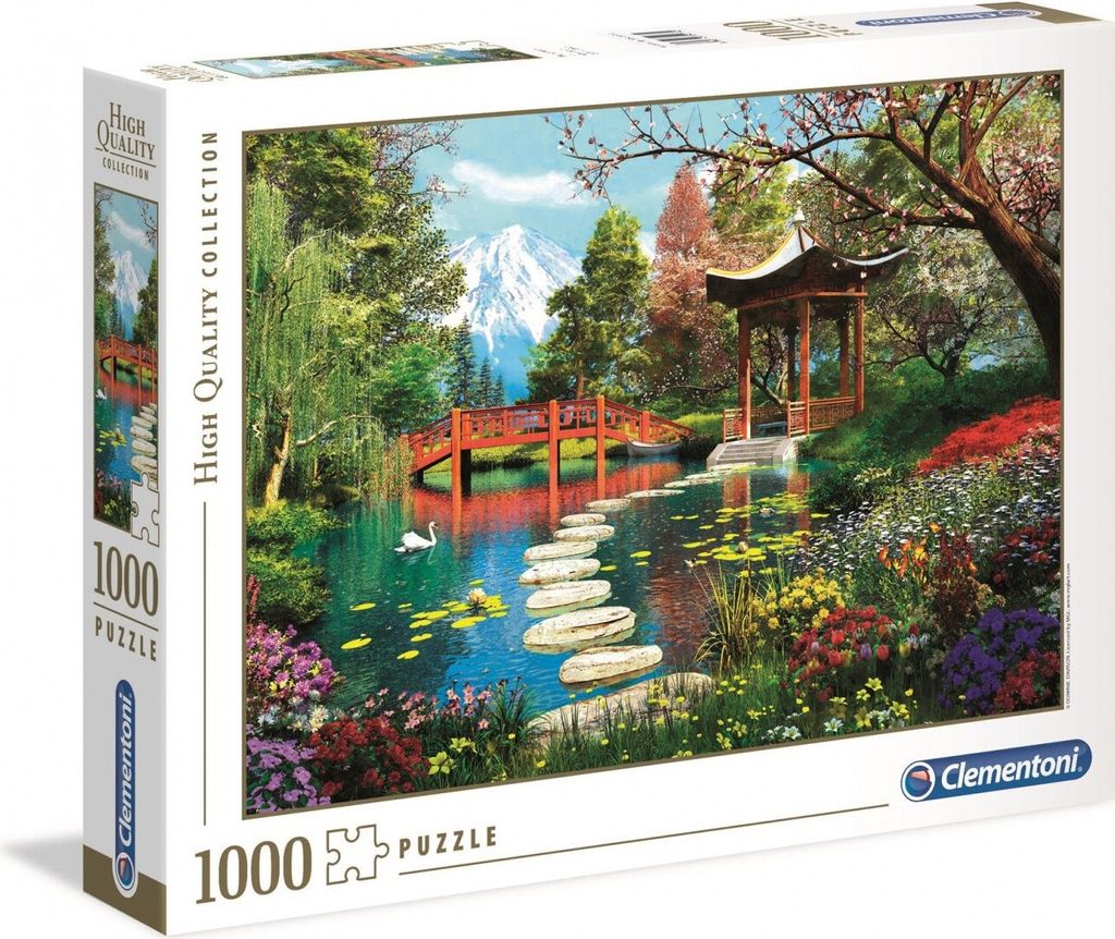 CLEMENTONI Puzzle Fuji Garden, Japan 1000 Teile Produktbild 