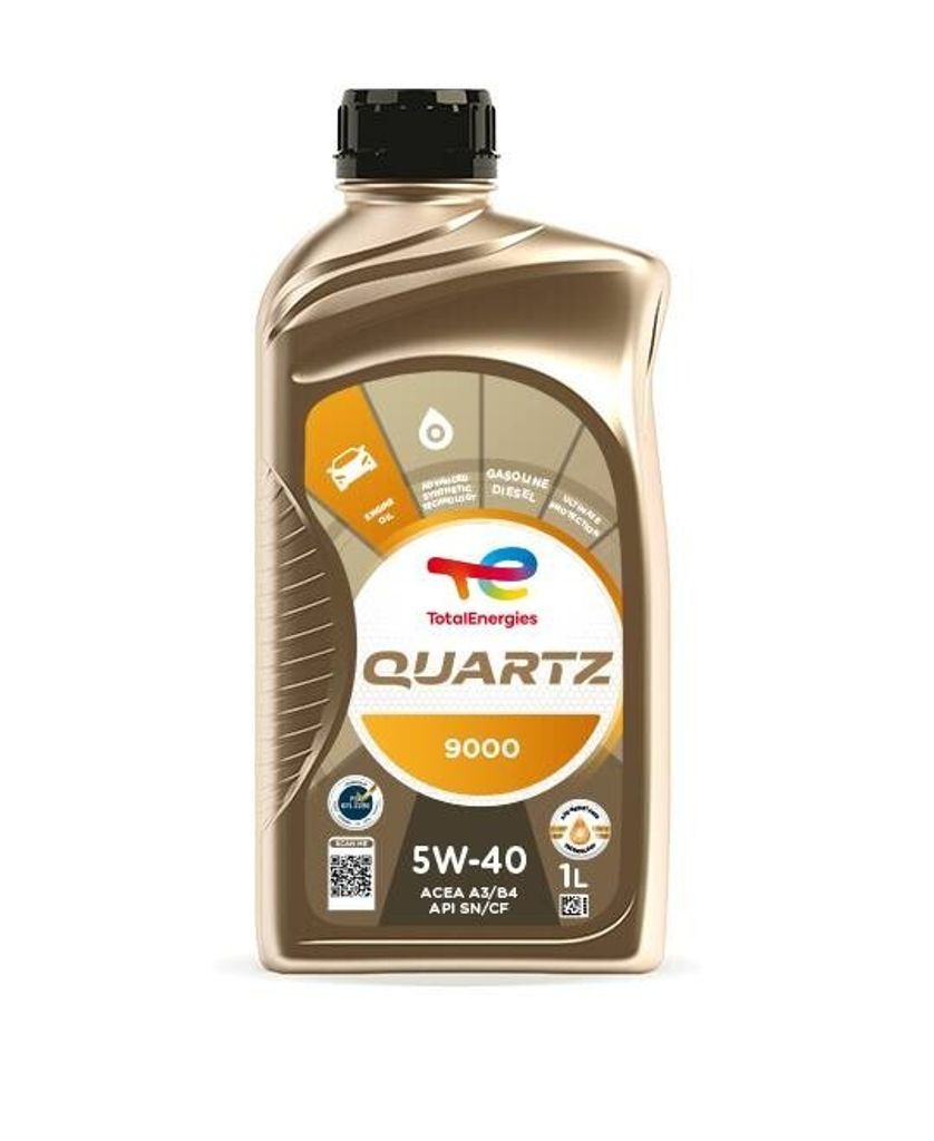 1 Liter TOTAL 5W-40 Quartz 9000 BMW Longlife-01 Porsche A40 PSA B71 2296 MB 229.3 VW 502 00 VW 505 00