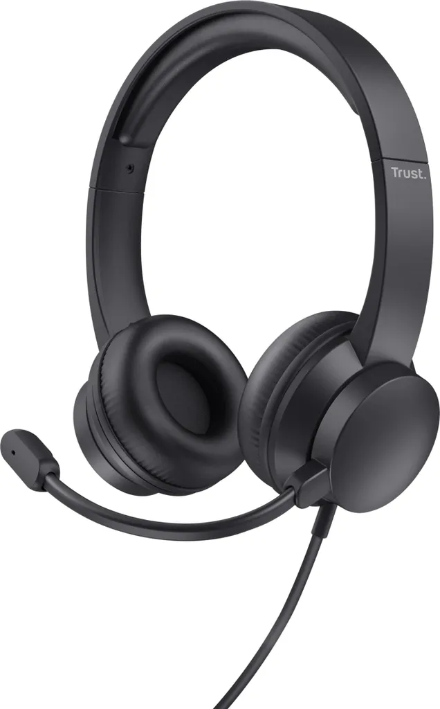 Casque professionnel USB Trust HS-201 micro flexible et arceau réglable