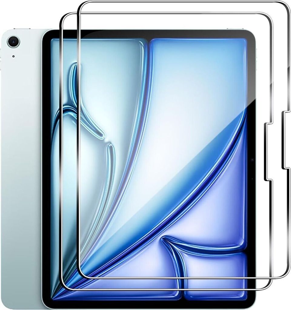 2X Schutzglas für Apple iPad Air 2024 11″ Zoll Display 6. Produktbild 1