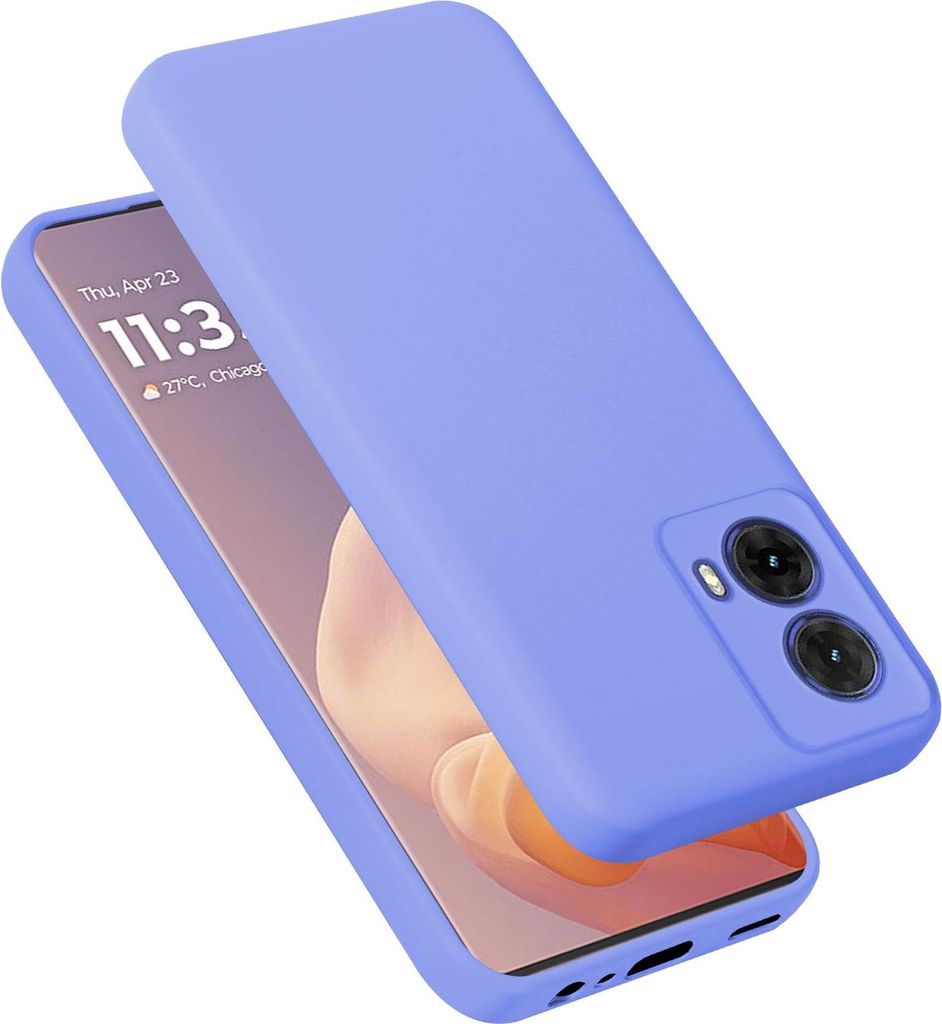 Cadorabo Hülle für Motorola Moto G85 Hülle Silikon Handyhülle Case aus flüssigem Silikon, Kratzfeste und stoßfeste Schutzhülle für Motorola...