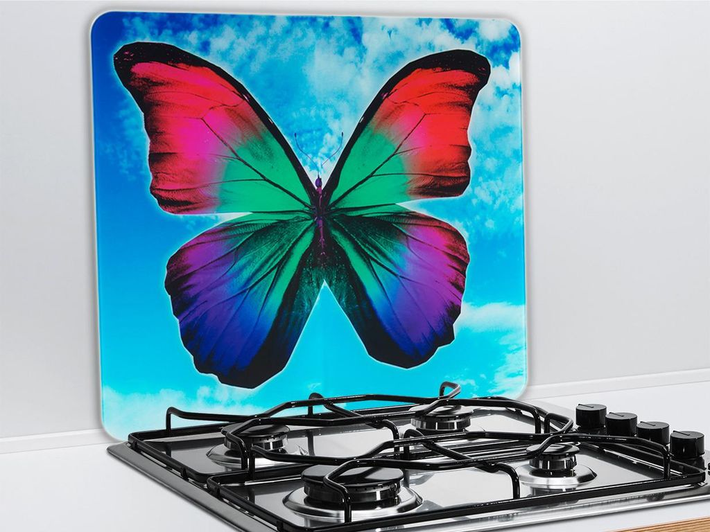 Wenko, Multi-Platte Butterfly by Day für Glaskeramik Produktbild 