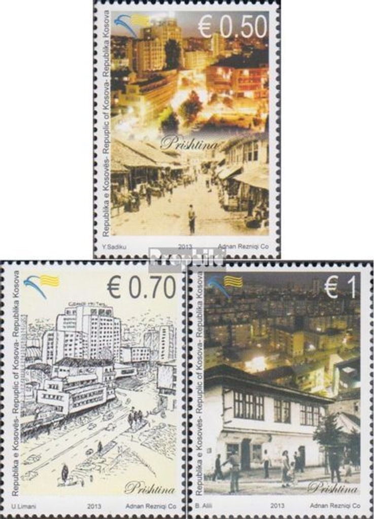 Briefmarken Kosovo 2013 Mi 240-242 (kompl.Ausg.) postfrisch Pristina