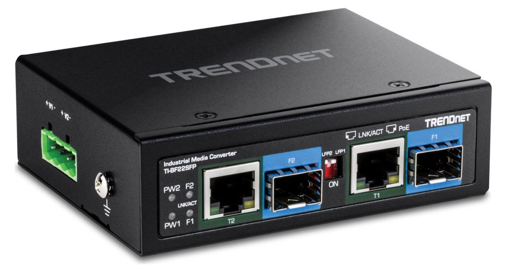 TrendNet TI-BF22SFP TRENDnet 2-Port Industrial SFP to Productafbeelding 