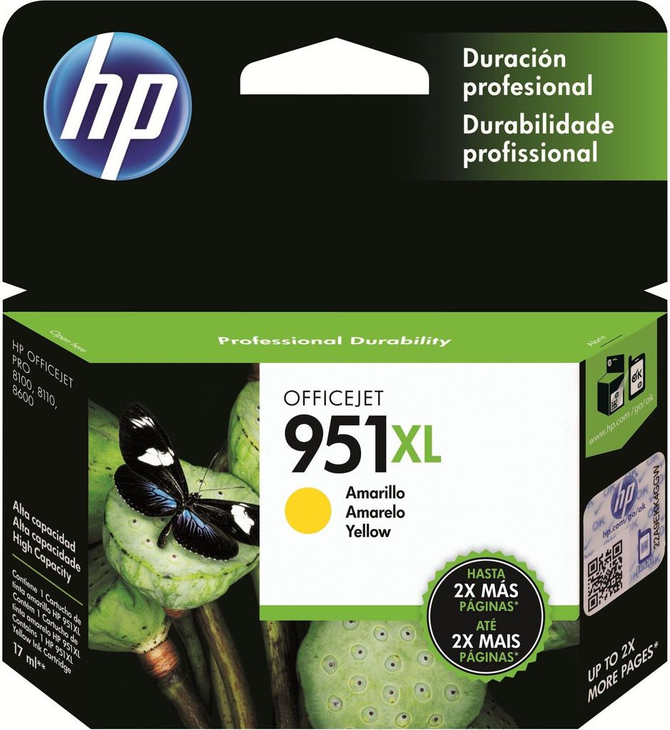Cartuccia di stampa HP Nr 951 XL giallo (CN048AE) Immagine del prodotto 