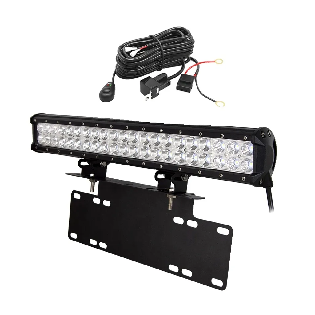 Éclairage LED 20 pouces 126W idéal pour conduite nocturne et chantier