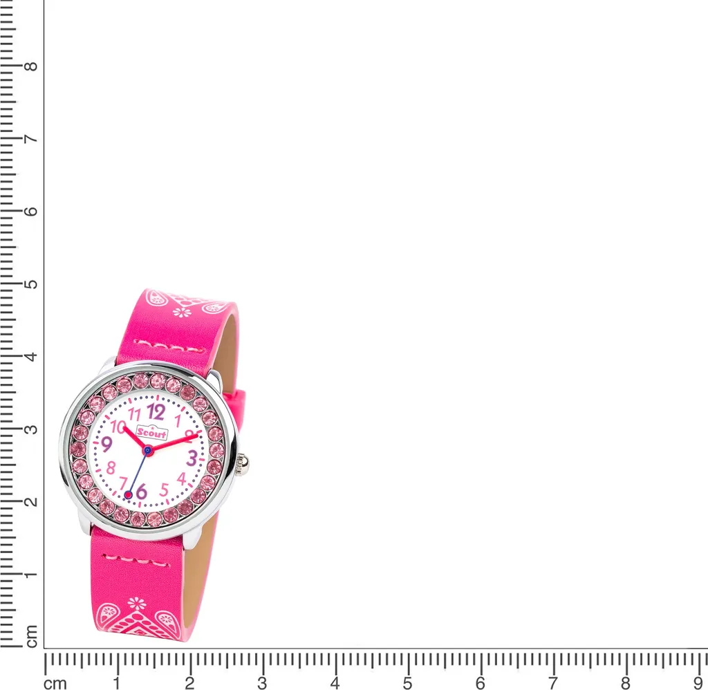 Montre Scout à quartz résistante avec bracelet en polyuréthane durable