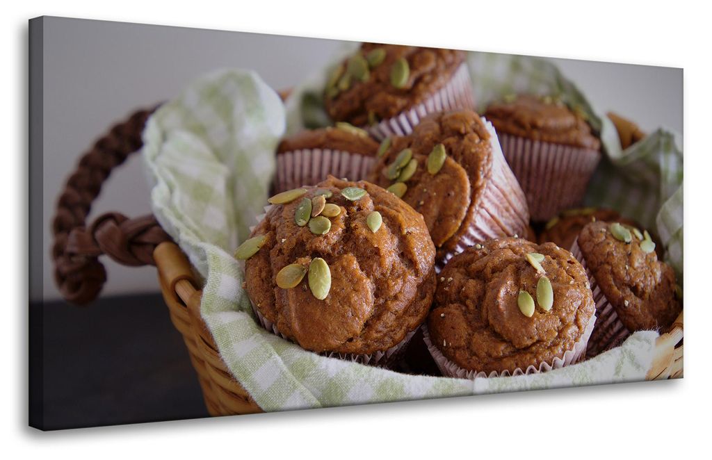 Leinwanddruck „Küchen-Cupcakes-Süßigkeiten“ 80x40