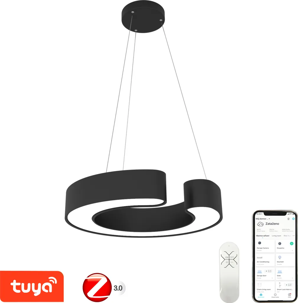 Éclairage Intelligent pour Chambre Enfant Immax NEO CHILD Zigbee Noir