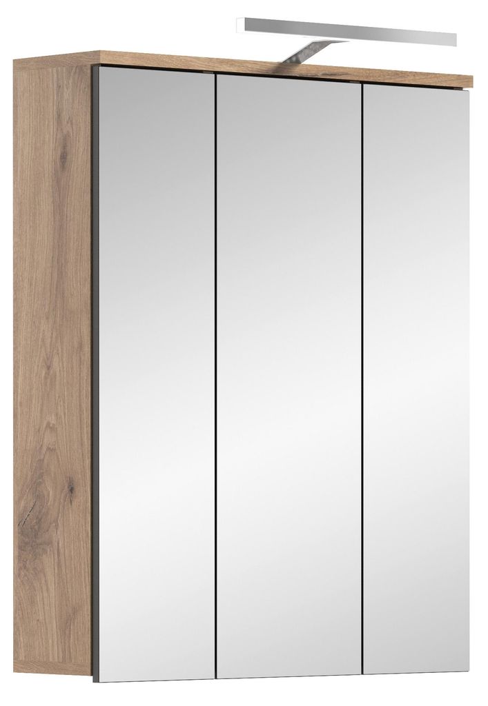 Spiegelschrank Mason BxHxT 60 x 77 cm x 37 cm grau X12B8726