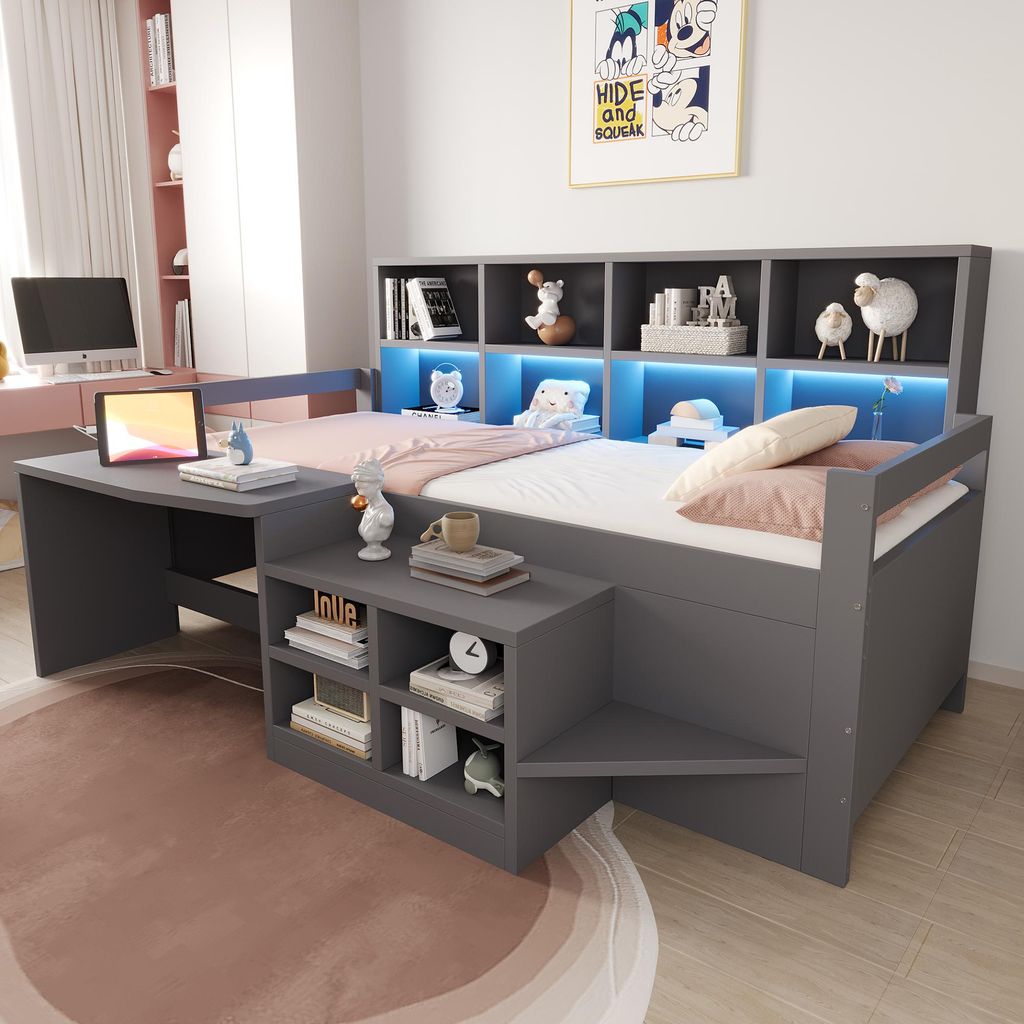 Letto a una piazza per bambini Merax, 90x200 cm, con Immagine del prodotto 