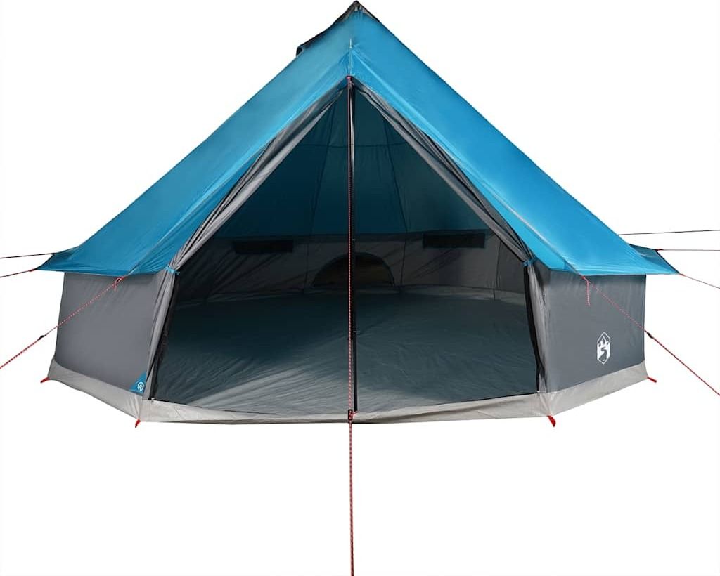 vidaXL Tipi-Familienzelt 6 Personen Blau Wasserdicht Produktbild 3