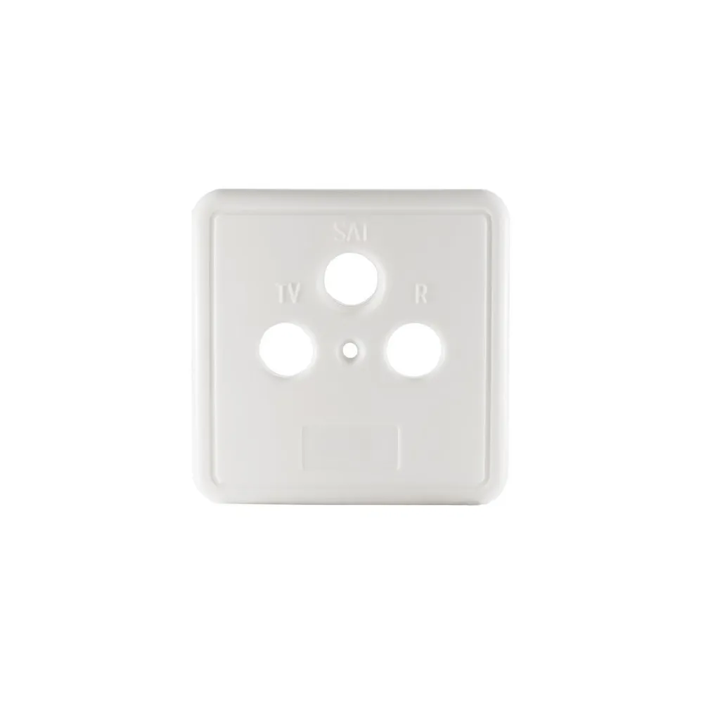 Couvercle de cadre triple blanc BASIC-S pour cacher les prises murales