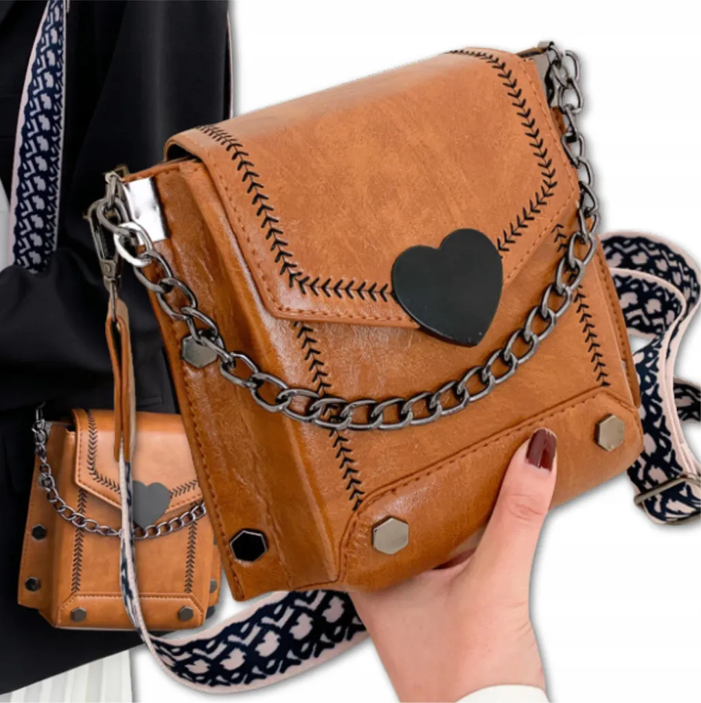 Borsa Porta Cellulare EDIBAZZAR in Pelle Marrone: Eleganza Small