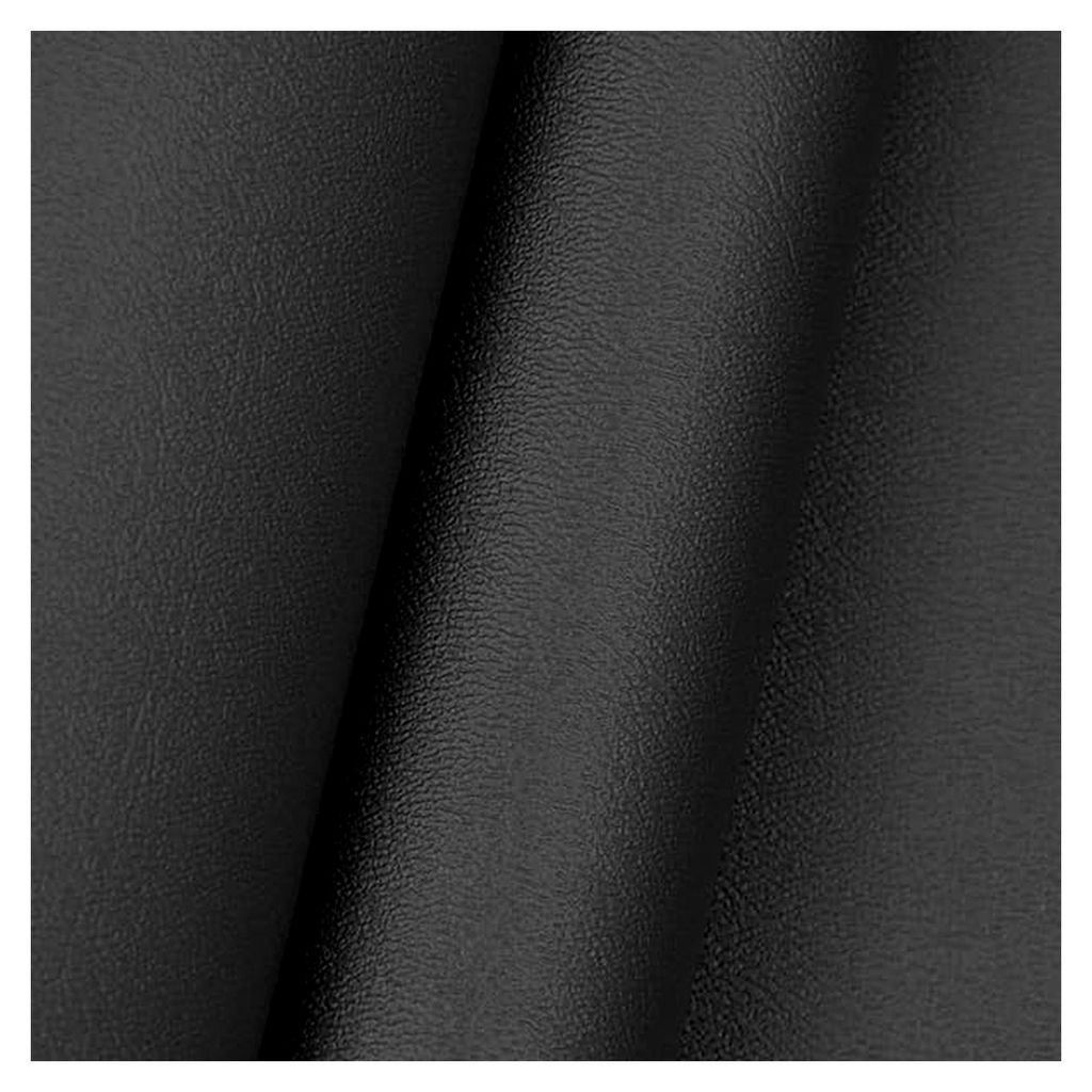 PVC Kunstleder für den Außenbereich – Meterware, Farbe Schwarz – geeignet für Polsterarbeiten und mehr.
