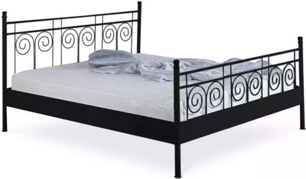 Metallbett Sara – 90 x 200 cm / schwarz