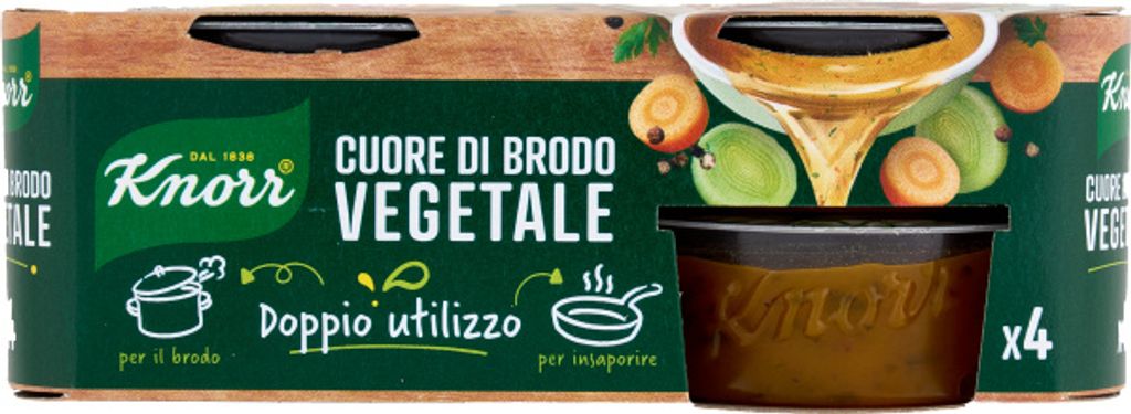 Cuore di brodo verdure Gemüsebrühe Konzentrat 4x28g - Knorr