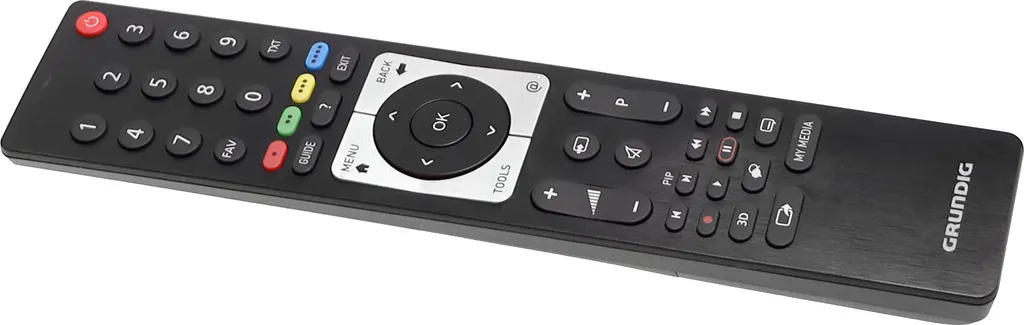 Télécommande Grundig TS3187R-1 infrarouge pour TV XND18700-AA Noir