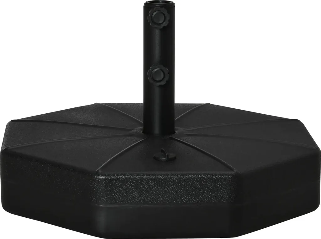 Socle de parasol 40kg modulable noir - Pied haute stabilité jardin terrasse