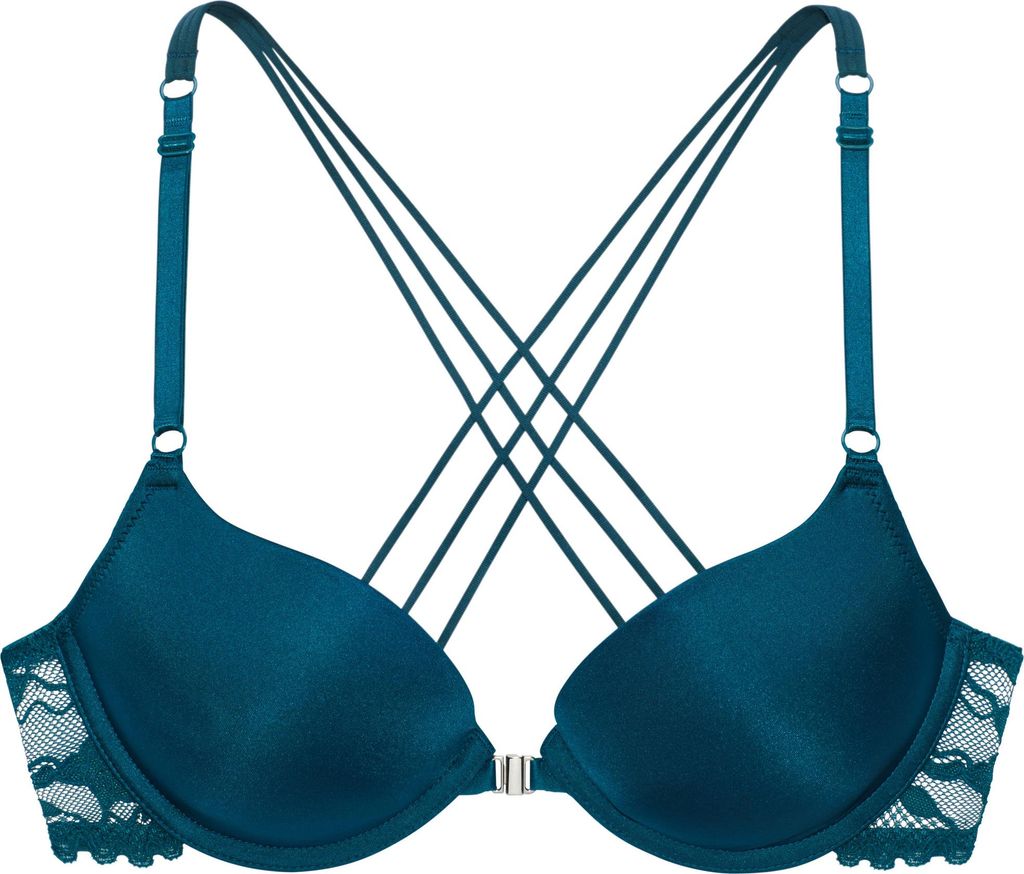 LASCANA Push-up-BH smaragd Größe 70 Cup AA