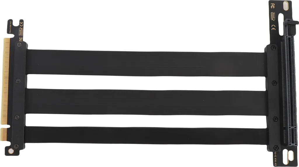 Cavo Riser PCIe 4.0 x16 50cm - Prolunga GPU 90 Gradi per Gaming PC