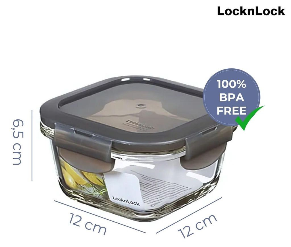 LocknLock OVEN GLASS Frischhaltedosen Glas mit Deckel 300ml